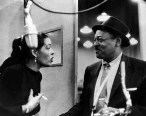 Billie Holiday (left) and Lester Young (right)